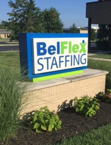 Belflex sign