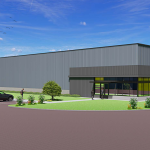 Cincinnati Build-to-Suit Industrial Building Rendering, 12033 Best Place