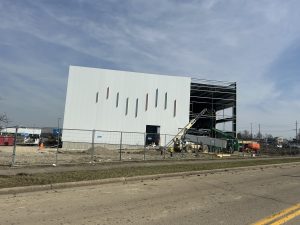 Kiesland is building a storage building for U-Haul